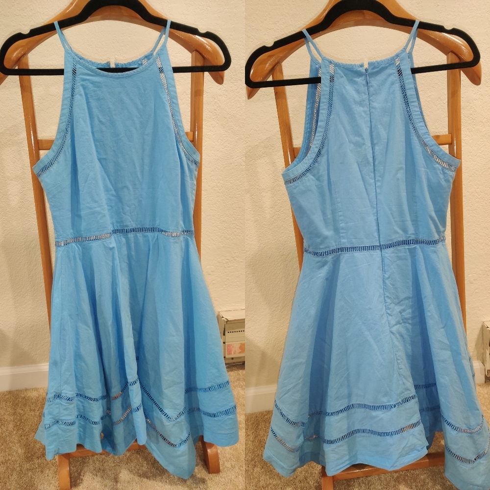 Blue Skater Dress